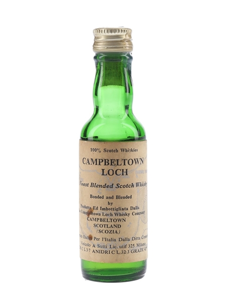 Campbeltown Loch Bottled 1970s - Consorzio Vinicolo Sutti 5cl / 40%