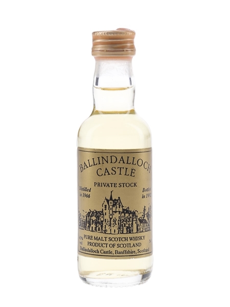 Ballindalloch Castle 1966 Private Stock Bottled 1992 5cl / 43%