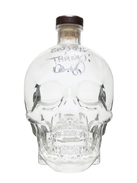 Crystal Skull Vodka Signed by Dan Aykroyd 175cl