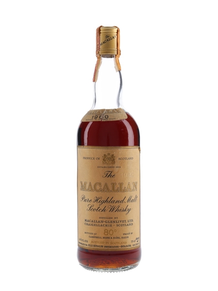 Macallan 1960 Campbell, Hope & King Bottled 1970s - Rinaldi 75cl / 46%