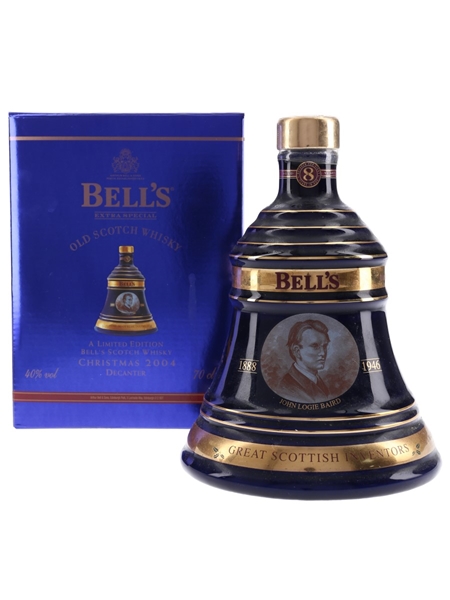 Bell's Christmas 2004 Ceramic Decanter 8 Year Old - John Logie Baird 70cl / 40%