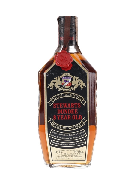 Stewarts Dundee 8 Year Old Bottled 1970s 75cl / 43%