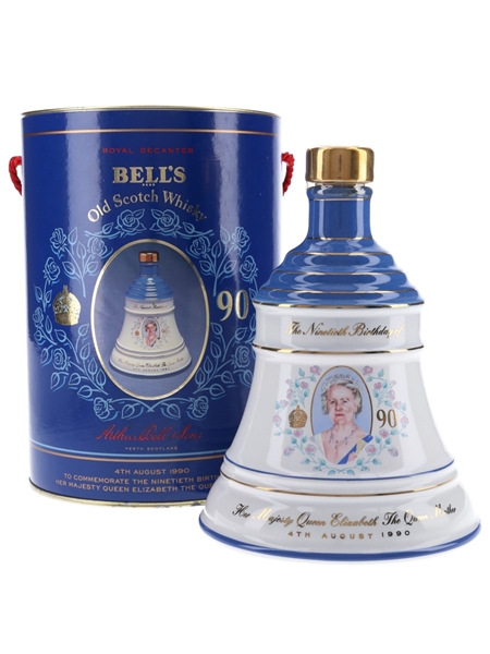 Bell's Ceramic Decanter The Queen Mother's 90th Birthday 75cl / 43%