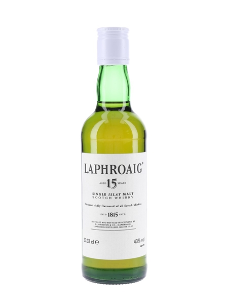 Laphroaig Collection Laphroaig 15 Year Old - Bottled 1990s 33.33cl / 43%