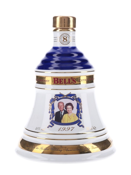 Bell's Ceramic Decanter Golden Wedding Anniversary 1997 70cl / 40%