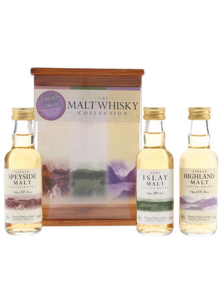 Malt Whisky Collection Sainsbury's Set 3 x 5cl / 40%