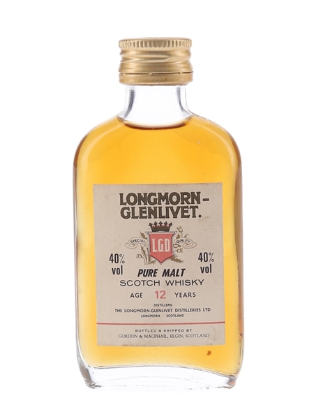 Longmorn-Glenlivet 12 Year Old Bottled 1980s 5cl / 40%