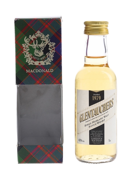 Glentauchers 1979 Bottled 1990s - Gordon & MacPhail 5cl / 40%