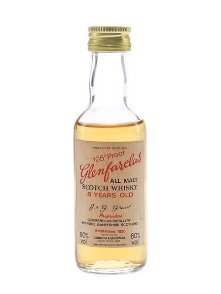 Glenfarclas 8 Year Old 105 Proof Bottled 1970s-1980s 5cl / 60%