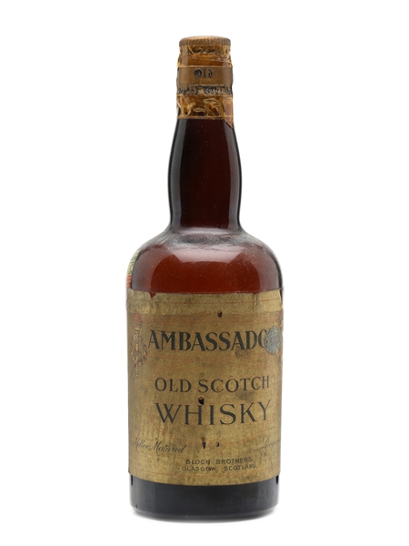 Ambassador Old Scotch Whisky Bottled 1940s 47cl  / 43.4%