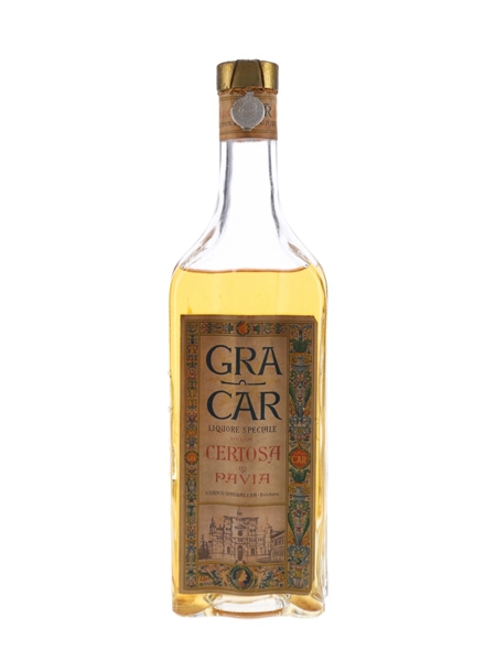 Gra Car Certosa Di Pavia Bottled 1950s 75cl