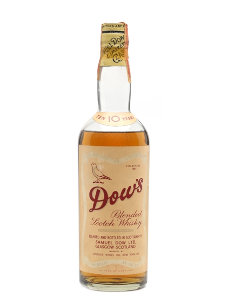 Dow's 10 Years Old Bottled 1940s 75cl