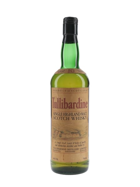 Tullibardine 10 Year Old Bottled 1980s 75cl / 40%