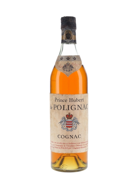 Prince Hubert De Polignac 3 Star Bottled 1950s 75cl / 40%