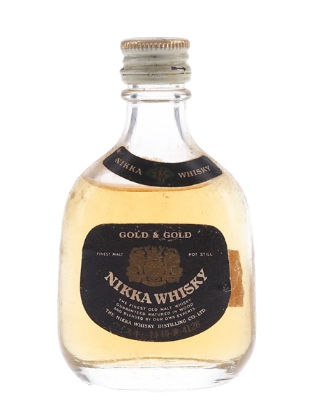 Nikka Gold & Gold Samurai Bottled 1970s-1980s 5cl / 43%