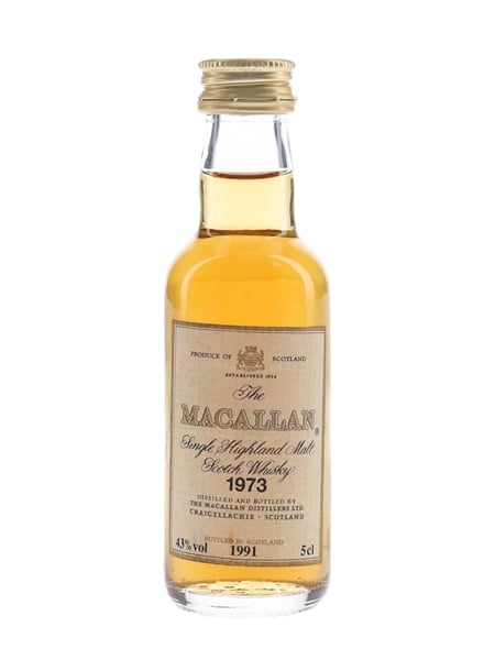 Macallan 1973 Bottled 1991 5cl / 43%