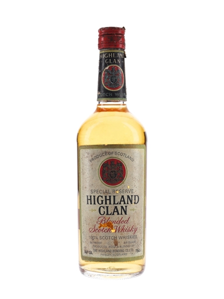 Highland Clan Special Reserve Bottled 1980s 75cl / 43%