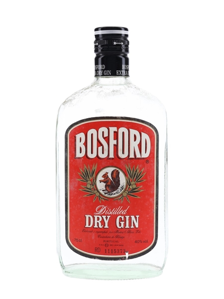 Bosford Extra Dry London Gin Bottled 1980s - Martini & Rossi 75cl / 40%