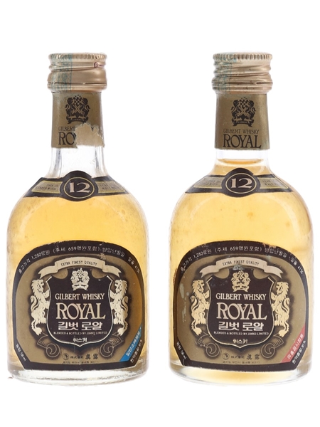 Gilbert Royal 12 Year Old Korean Whisky 2 x 5.8cl / 41%