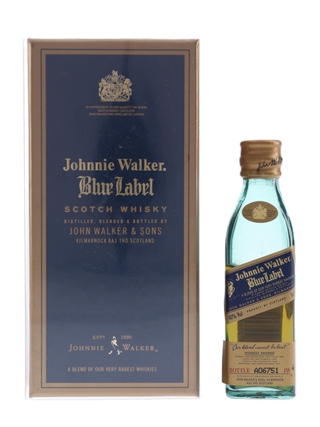 Johnnie Walker Blue Label Presentation Box 5cl / 40%