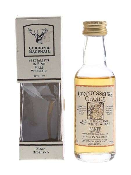 Banff 1974 Bottled 1990s - Connoisseurs Choice 5cl / 40%