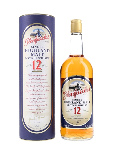 Glenfarclas 12 Year Old Bottled 1990s 100cl / 43%