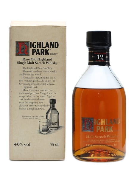 Highland Park 12 Years Old Bottled 1980s 75cl