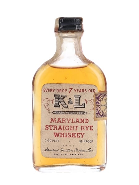 K & L 7 Year Old Bottled 1960s 4.7cl / 43%