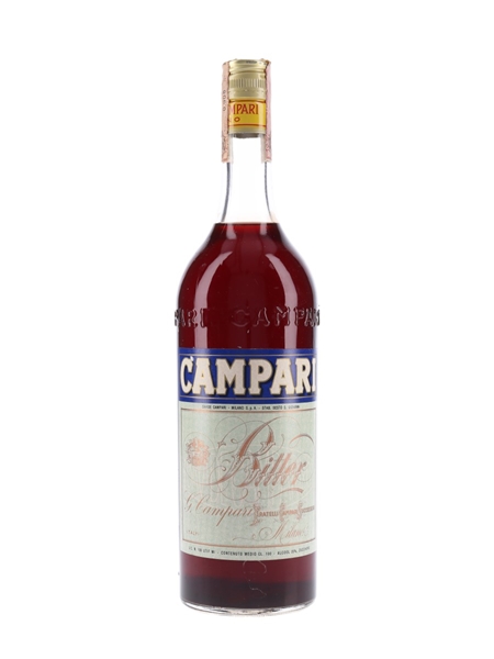 Campari Bitter Bottled 1960s-1970s 100cl / 25%