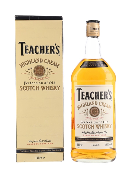 Teacher's Highland Cream Bottled 1980s-1990s 100cl / 43%