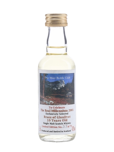 Braes Of Glenlivet 10 Year Old The Real Millennium 2001 5cl / 43%