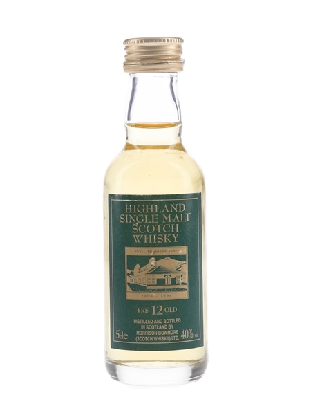 West Highland Line 12 Year Old Morrison Bowmore Ltd 5cl / 40%