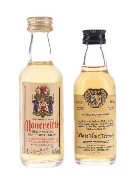 Moncreiffe & White Hart  2 x 4.68cl & 5cl