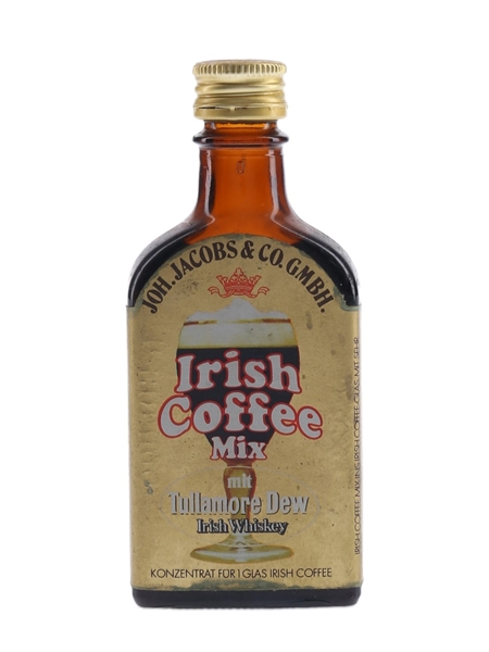 Tullamore Dew Irish Coffee Mix Bottled 1970s-1980s - Joh. Jacobs 4cl / 31%