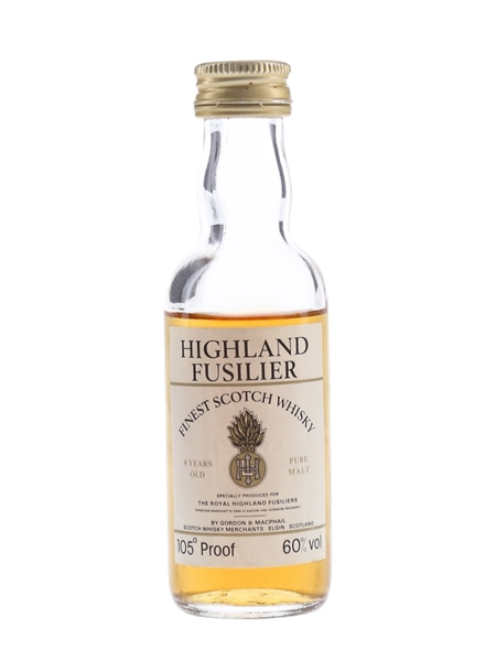 Highland Fusilier 8 Year Old The Royal Highland Fusilier - Gordon & MacPhail 5cl / 60%