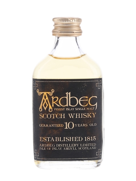 Ardbeg 10 Year Old Bottled 1960s 5cl