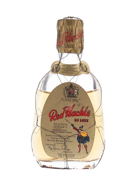 Red Hackle De Luxe Bottled 1950s 5cl / 40%