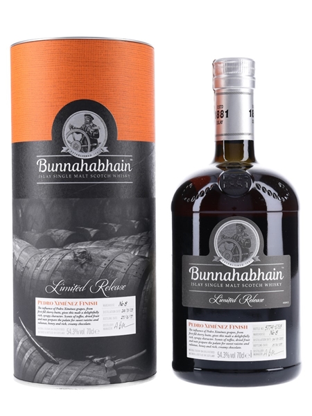 Bunnahabhain 2003 Limited Release Pedro Ximenez Finish 70cl / 54.3%