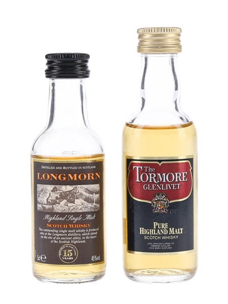 Longmorn & Tormore Glenlivet  2 x 5cl