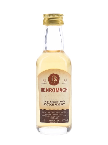 Benromach 15 Year Old Gordon & MacPhail 5cl / 40%