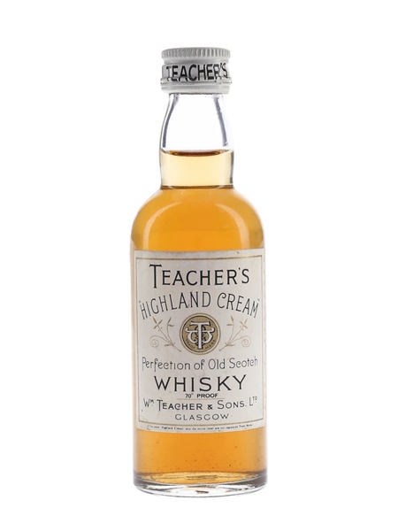 Teacher's Highland Cream Bottled 1960s 5cl / 40%