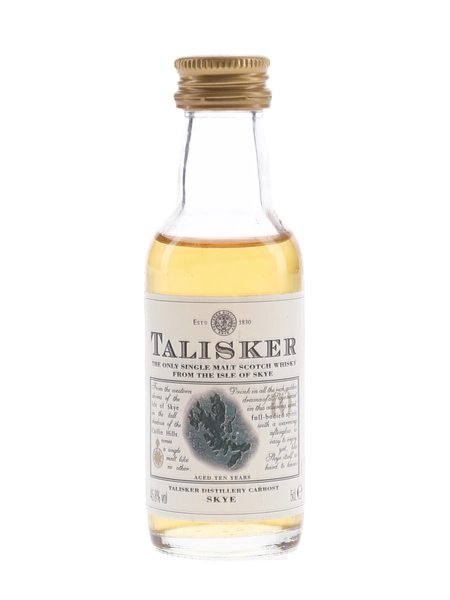 Talisker 10 Year Old Bottled 2000s 5cl / 45.8%