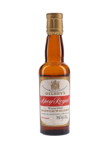 Gilbey's Spey Royal Bottled 1950s - W A Gilbey 5cl / 40%