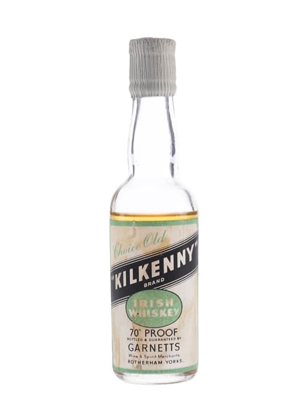 Kilkenny Brand Irish Whiskey Bottled 1950s - Garnetts 7cl / 40%