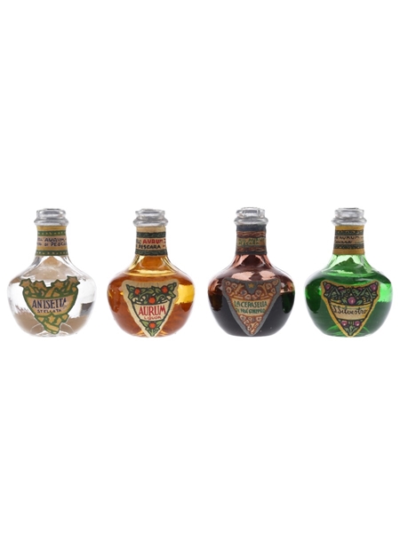 Aurum Liqueurs Bottled 1950s-1960s 4 x 2.5cl