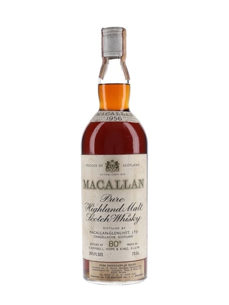 Macallan 1956 Campbell, Hope & King Bottled 1970s - Rinaldi 75cl / 45.8%