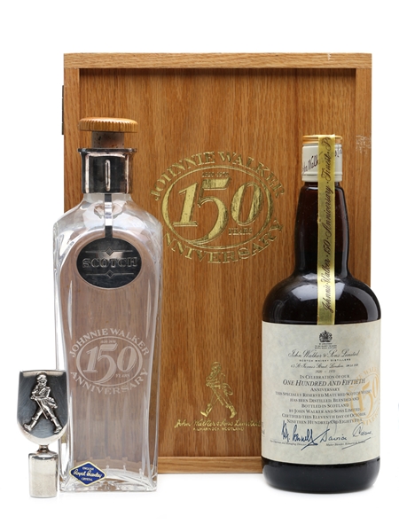 Johnnie Walker 150th Anniversary & Decanter Bottled 1985 75cl