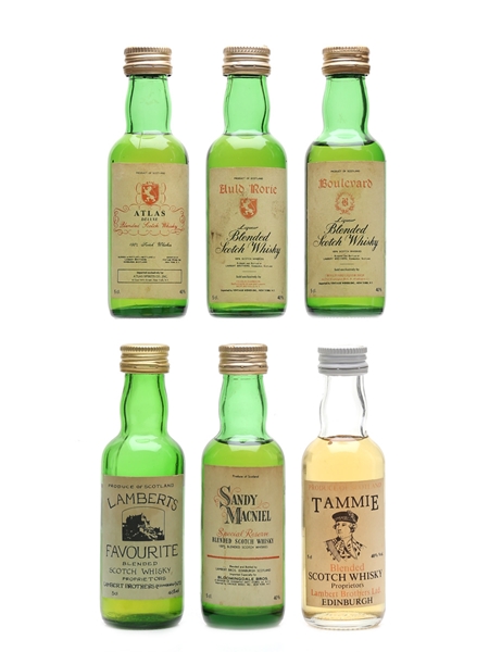 Lambert Brothers Blends Bottled 1970s & 1980s 5 x 5cl / 40%