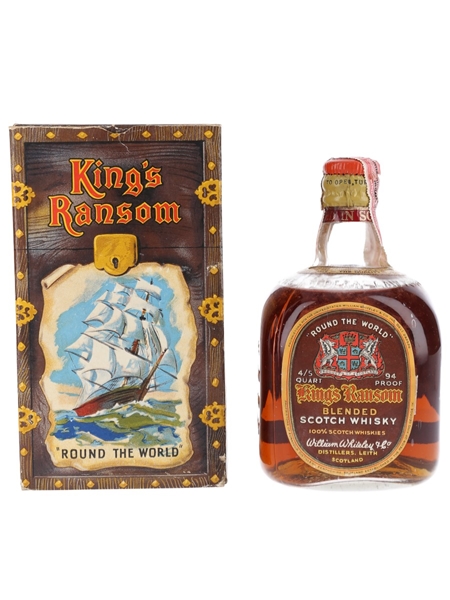 King's Ransom Round The World Bottled 1940s - International Brands, Inc., Newark 75.7cl / 47%