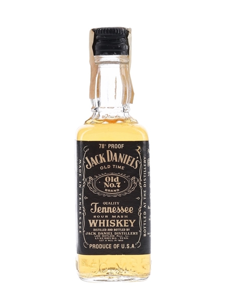 Jack Daniel's Old No.7 Bottled 1970s 5cl / 44.5%